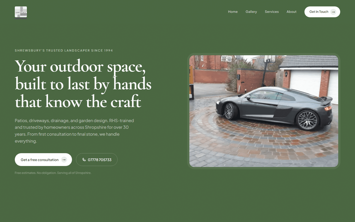 Gary Pearce Landscapes website